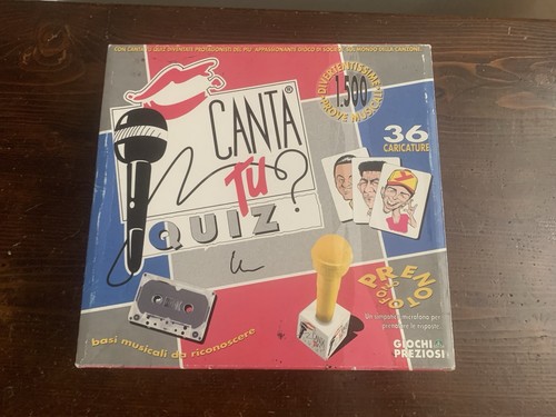Canta quiz giochi preziosi - canta,
