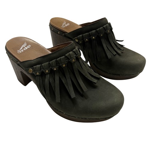 Zoccoli dansko verde scuro - zoccoli,