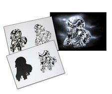 AS-092 teschio passo stencil