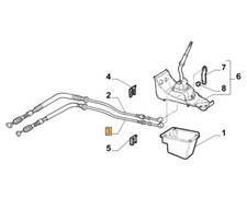 CAVO FUNE LEVA CAMBIO FIAT PANDA 141 Fino Al 2004