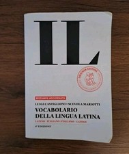 IL Vocabolario della Lingua Latina Quarta Edizione Dizionario Latino Ristampa Ag