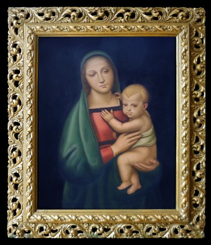 Madonna con bambino - con, di