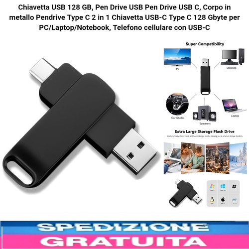 Chiavetta usb 128gb type - 128gb, c