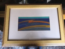 ENZO TARDIA pezzo unico ASTRATTO Firma a fronte / Dedica e firma retro  PERFETTO