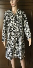 Poplin shirt dress Max Mara Woman, black white, IT 44 DE 40 US 10 GB 12 Abito