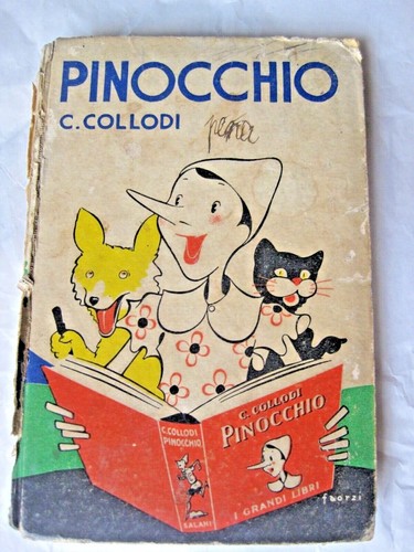 Raro libro pinocchio c - pinocchio,