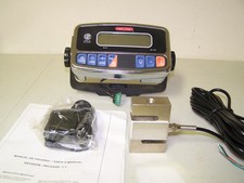 Scala di compressione 1000X0,2 libbre cella di carico tipo S / indicatore digitale, cavo 20', nuovo