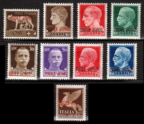 Italia occupazioni isole jonie - isole,