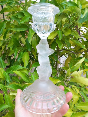 Candelabro vetro pressato - candelabro,