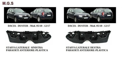 Staffa laterale destra o - destra, e