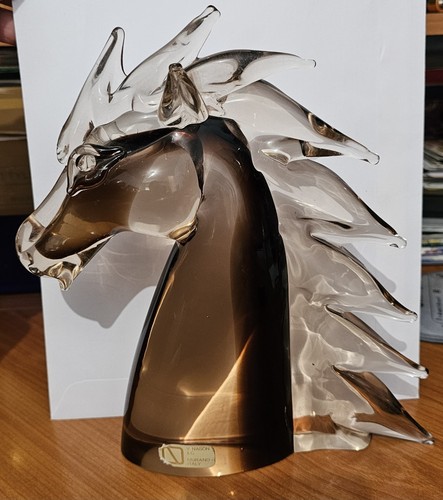 Testa cavallo vetro - vetro, di