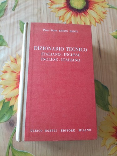 Dizionario tecnico italiano - dizionario,