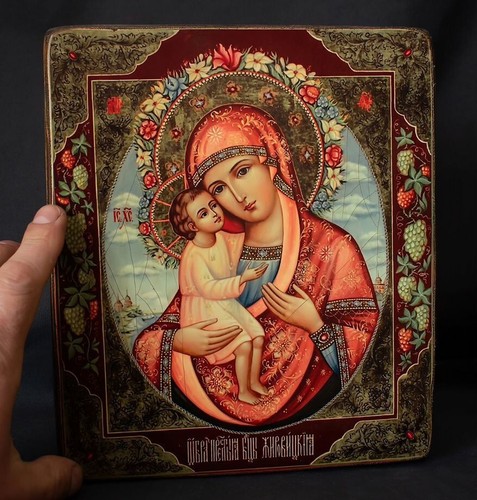Icona della madre dio - icona, di