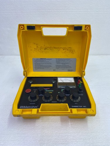 Metrohm ohmmeter 18c ohm - metrohm,