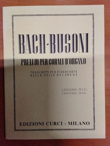 Bach busoni preludi - preludi, corali