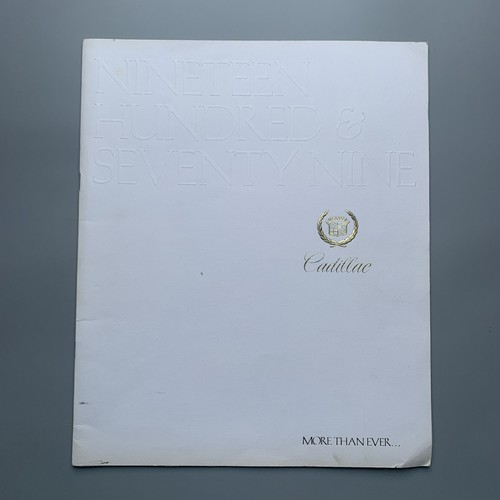Brochure vendita cadillac - brochure,