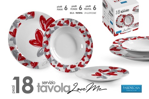Set servizio piatti tavola - servizio,