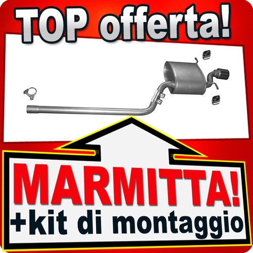 Silenziatore posteriore mini - silenziatore,