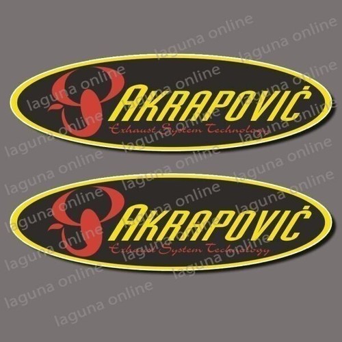 Adesivo decalcomania akrapovic - adesivo,