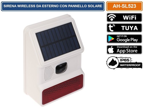Sirena esterno wireless - da, con