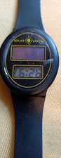 OROLOGIO DA POLSO SOLAR ENERGY ENERGIA SOLARE PLASTICA NERO MADE IN CINA
