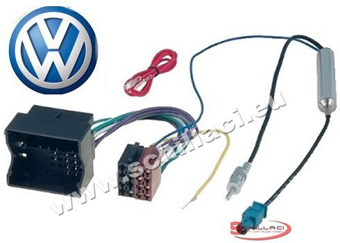 Adattatore iso volkswagen - adattatore,