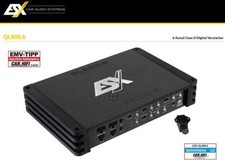 ESX QL800.6 Amplificatore Digitale 6 Canali Classe D 750 WRMS Livello Basso T...