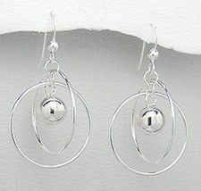 Orecchini pendenti cerchi