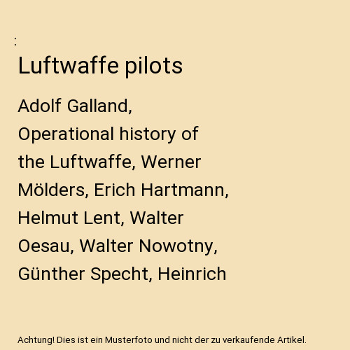 Luftwaffe pilots adolf - luftwaffe,