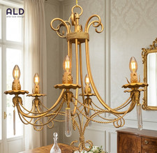 Lampadario classico in ferro
