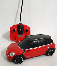 MODELLINO AUTO REEL TOYS MINI COOPER S 1/18 ROSSA RC Radiocomandata