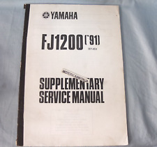 Per Yamaha FJ 1200 91 moto supplemento manuale concessionario motore telaio