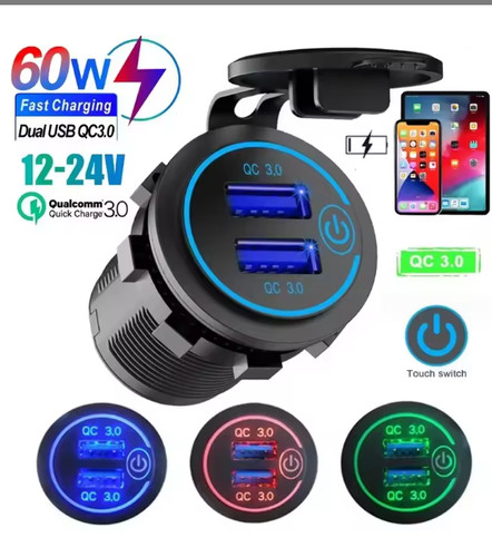 Qc3 presa usb per - per, auto