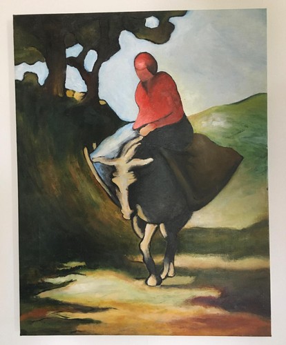 Quadro olio tela dipinto a - olio, su
