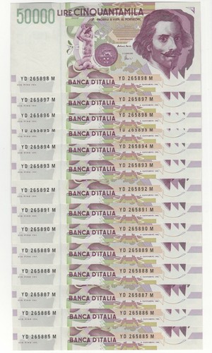 50000 lire bernini tipo - 50000, ii°