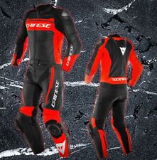 Da Moto Tuta Pelle Intera Per Pista Con Pezzo Vera Racing Uomo Protezioni