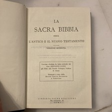 LA SACRA BIBBIA Antico e Nuovo