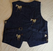 Gilet denim bambino vintage