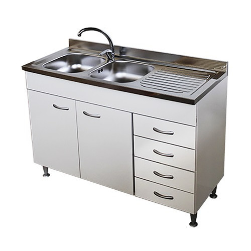 Mobile cucina bianco 120 - mobile, cm