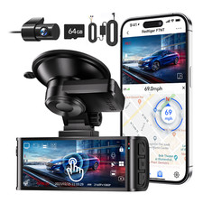 Dashcam REDTIGER 4K anteriore