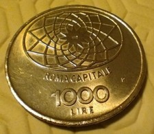 Moneta argento 1000 lire - in,