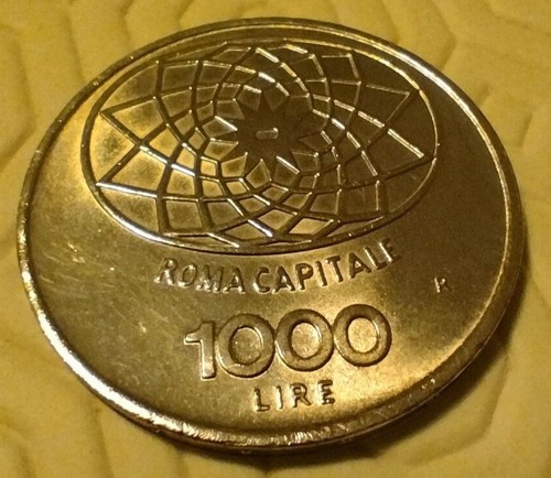 Moneta argento 1000 - in, lire
