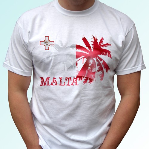 Malta palm flag t - malta,