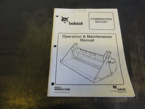 Bobcat benna combinata manuale - bobcat,