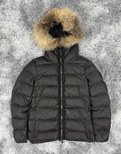 Moncler Fabrette Piumino Pelliccia 1 S 18,5”ptp Nero Cappotto Puffa Armoise Bady