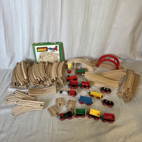 Lotto set treno - brio,, pezzi