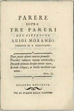 Rare Bologna Imprint: Parere