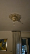 lampadario a soffitto murano usato color oro