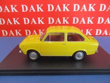 Die cast 1/24 Modellino Auto Fiat 850 Berlina Gialla 1967