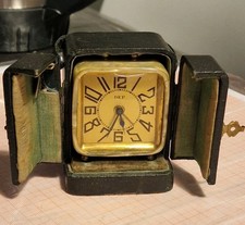 pendule ancienne Dep Art Déco Made In France Orologio Da Viaggio Alarm Viaggio